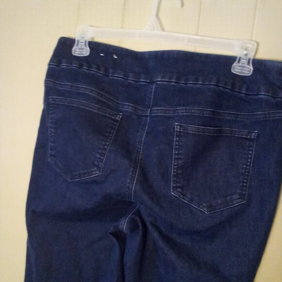 Chico's Perfect Stretch Soft Jegging Pedal Pusher Women 2.5 14 L Capri Blue - Picture 13 of 13